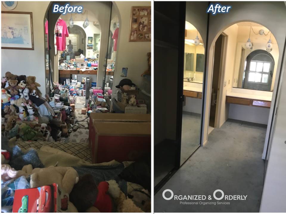 Before and After Home Organization Mission Viejo Hallway Purge 1
