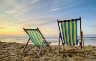 Summer Chaise at Beach