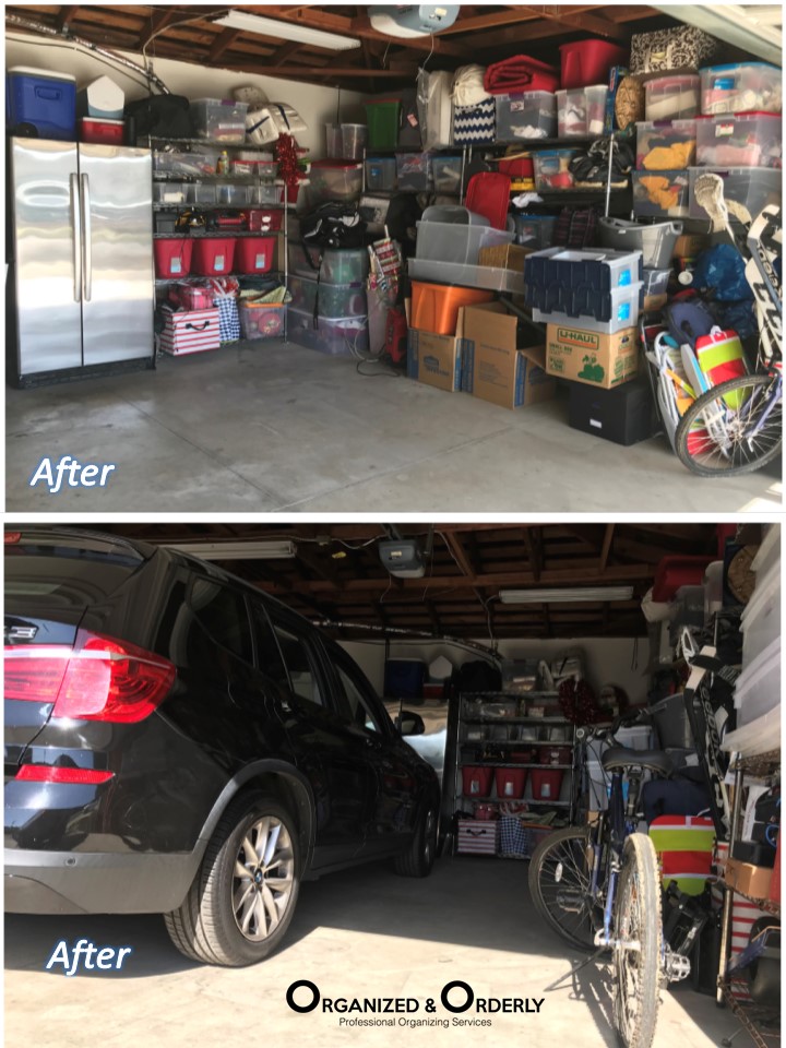 newly organized garage