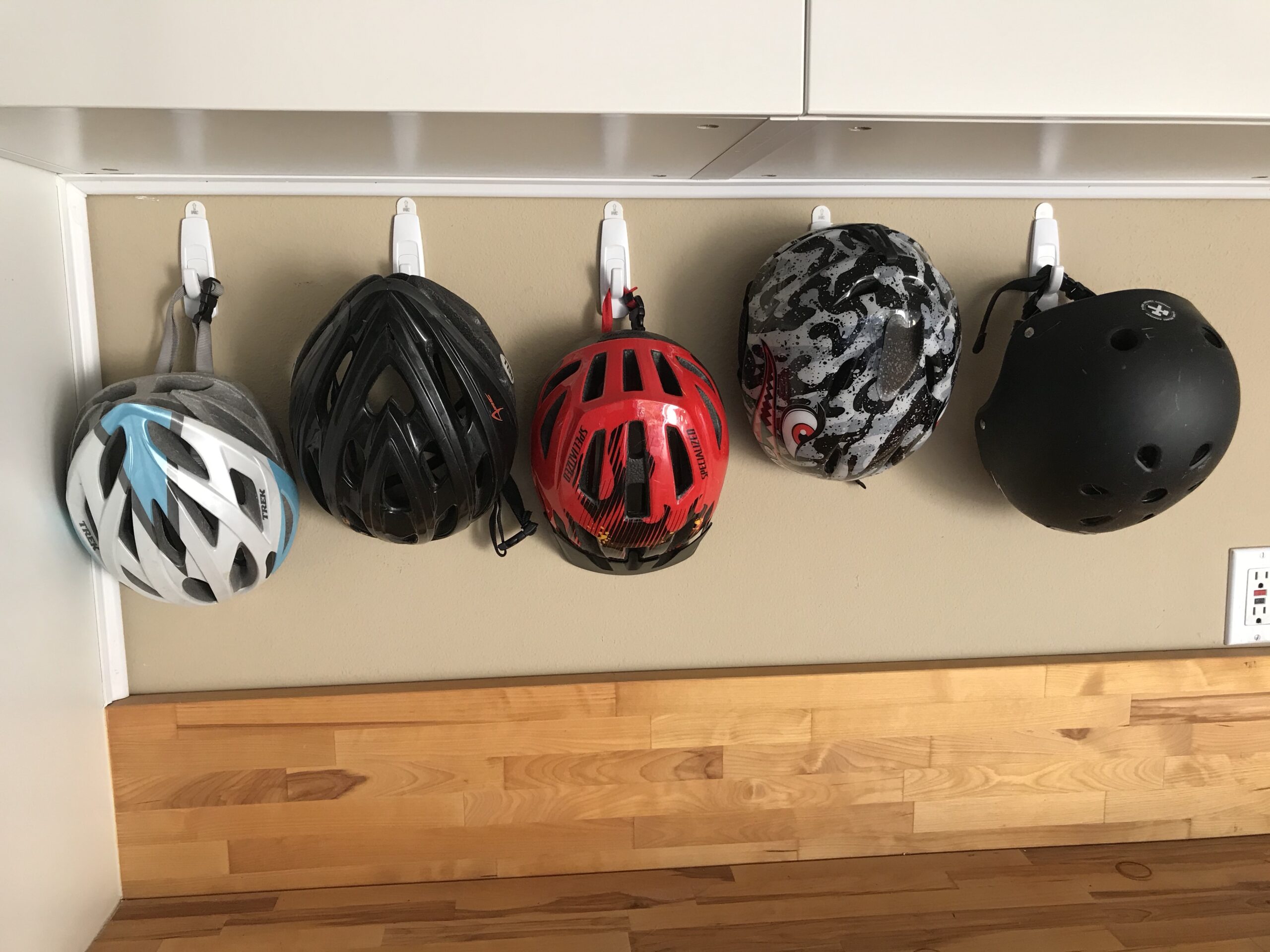 Bicycle Helmet Organizing
